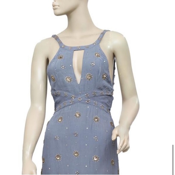 Free People Beaded Beauty Deep Maxi Dress - Picture 6 of 7